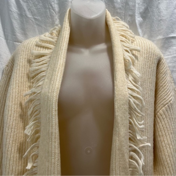 JOE Fresh tasseled belted cardigan size medium - Picture 4 of 11
